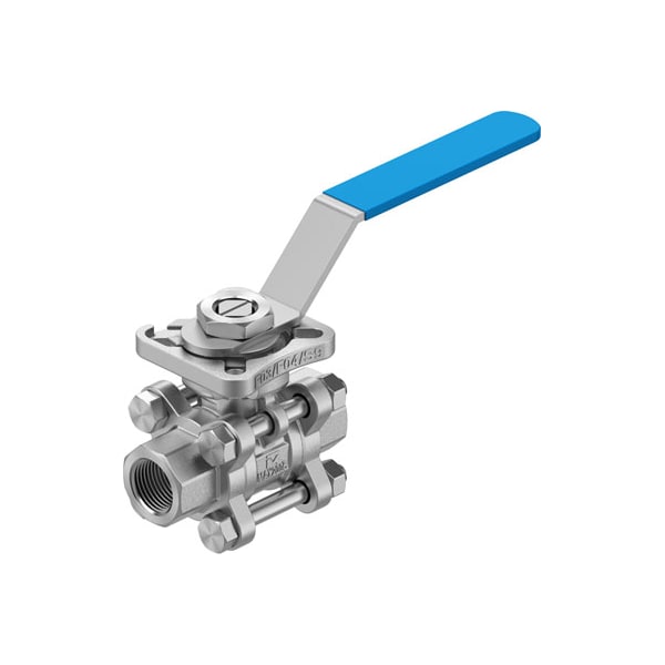 Festo Ball Valve VZBE-3/8-T-63-T-2-F0304-M-V15V15 VZBE-3/8-T-63-T-2-F0304-M-V15V15 - main